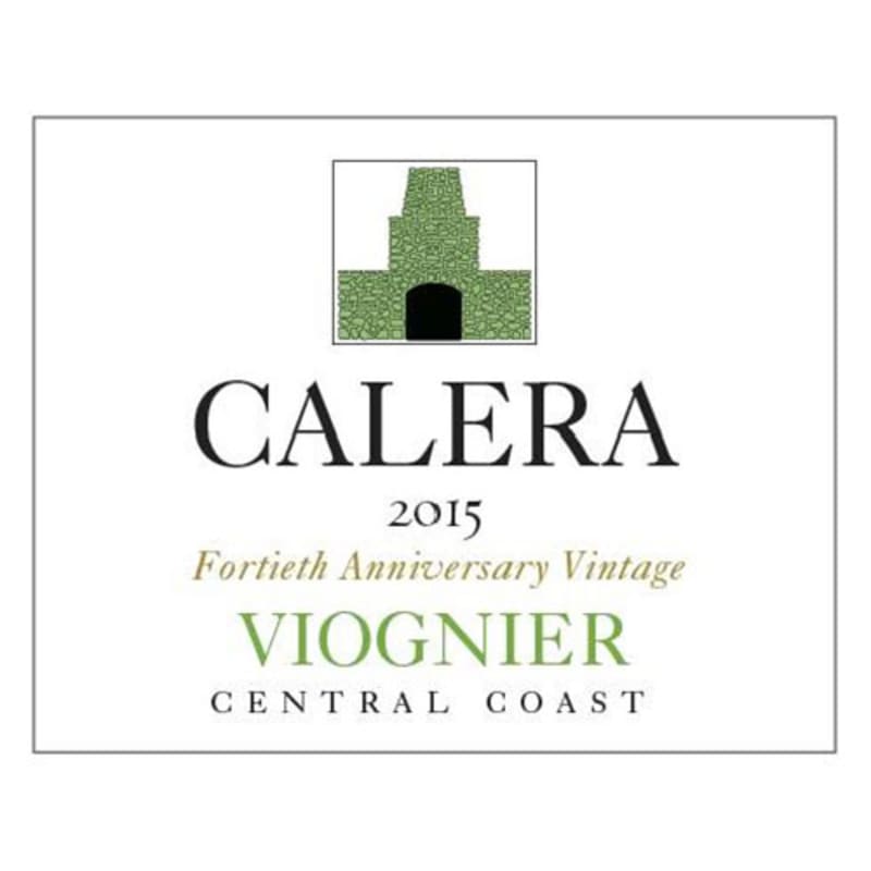 Calera Central Coast Viognier 2015 Front Label