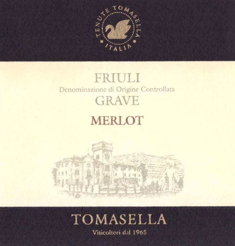 Tenute Tomasella Friuli Grave Merlot 2013 Front Label