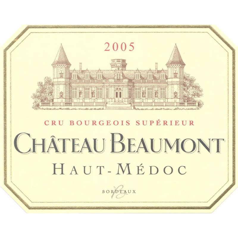 Chateau Beaumont 2005 Front Label