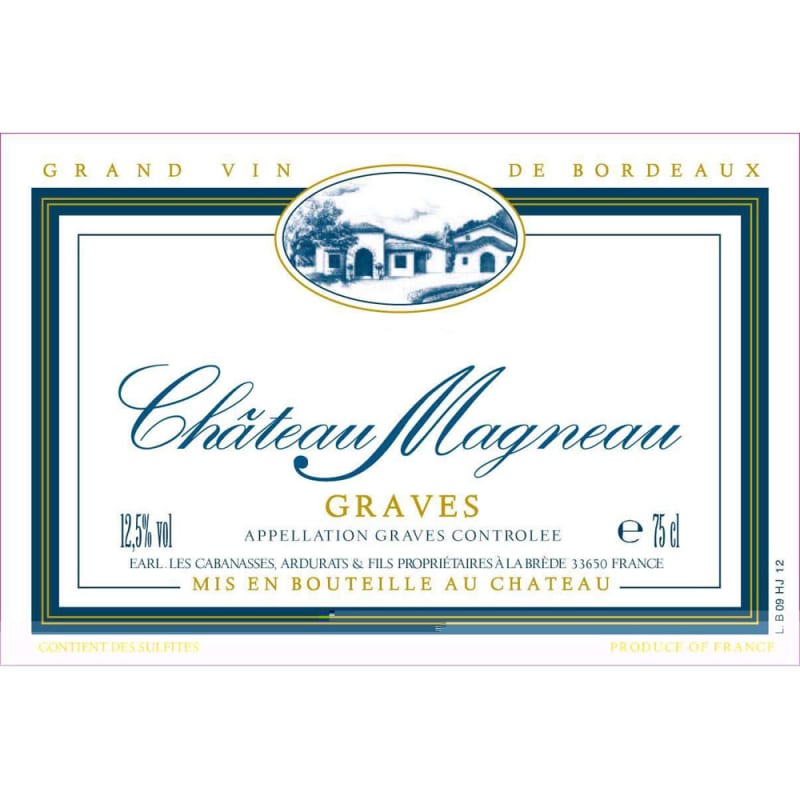Chateau Magneau 2003 Front Label
