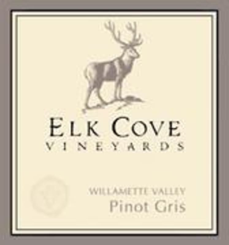 Elk Cove Pinot Gris 2000 Front Label