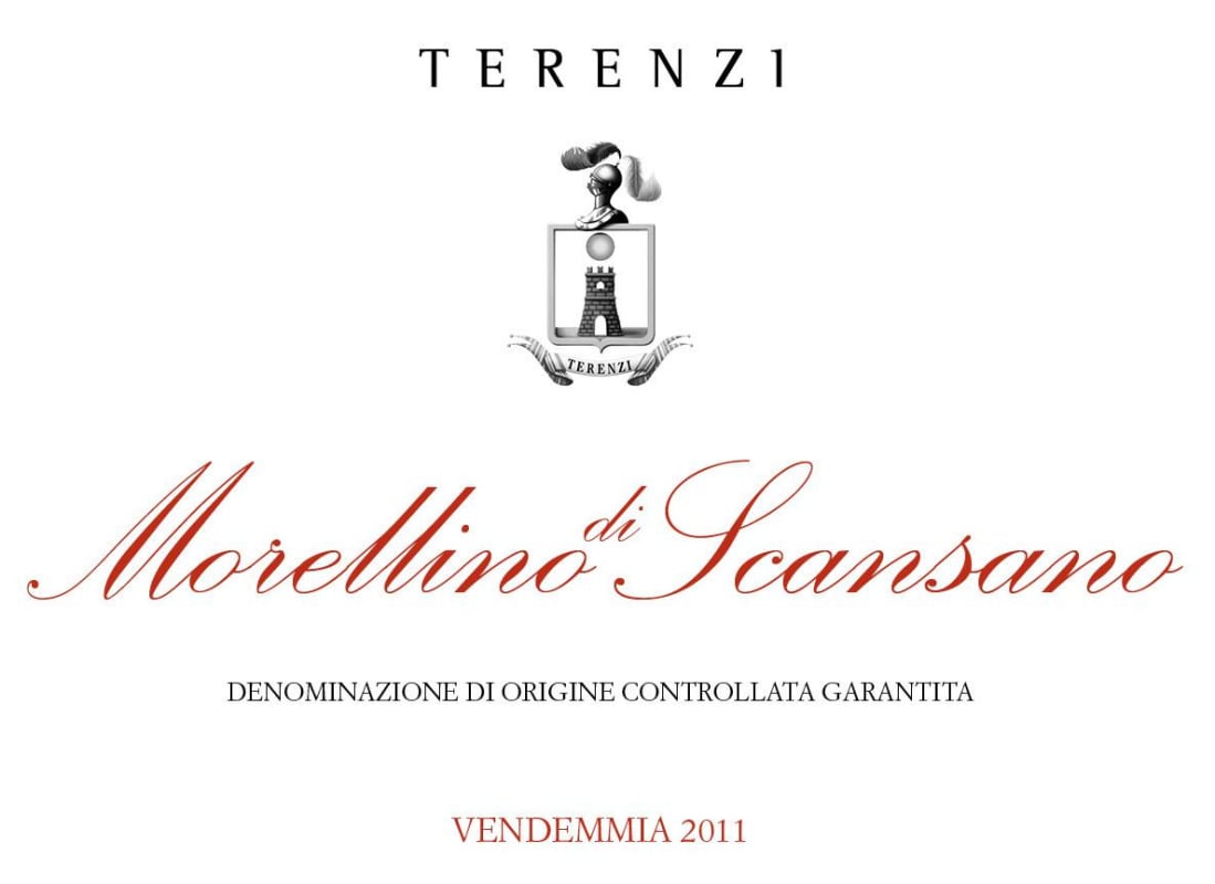 Terenzi Morellino di Scansano 2011 Front Label