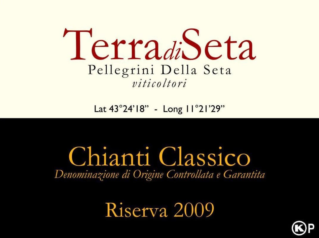 Terra di Seta Chianti Classico Riserva 2009 Front Label
