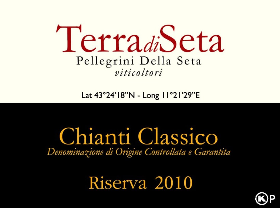 Terra di Seta Chianti Classico Riserva 2010 Front Label