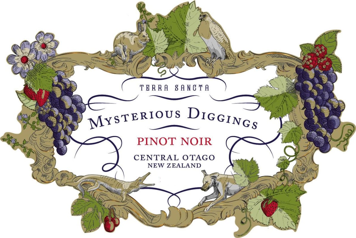 Terra Sancta Mysterious Diggings Pinot Noir 2013 Front Label