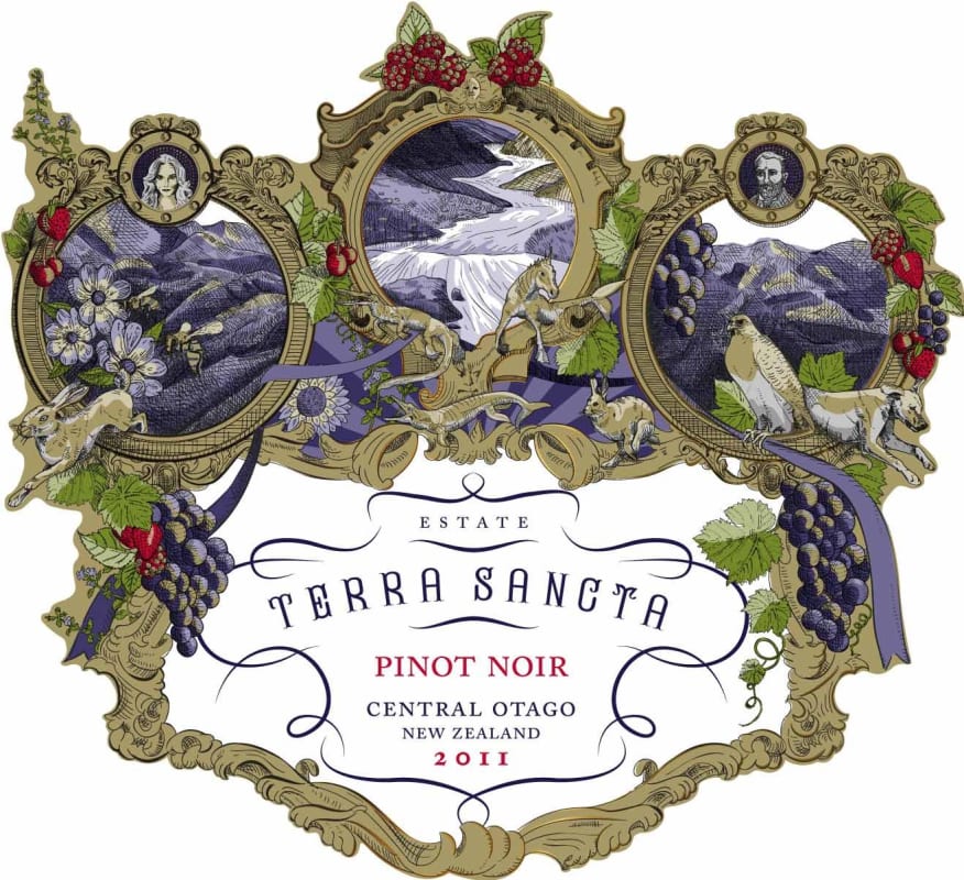 Terra Sancta Estate Pinot Noir 2011 Front Label