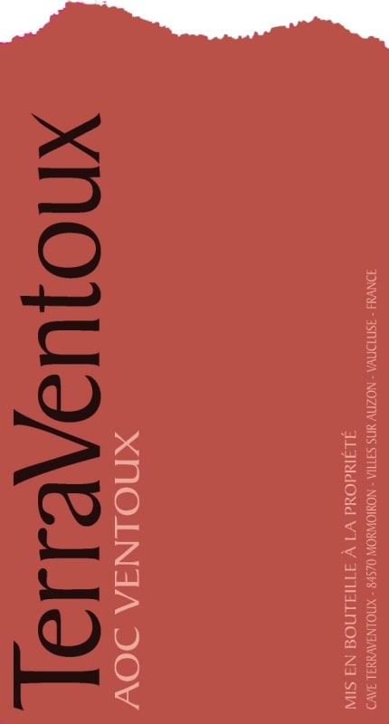 Terra Ventoux Ventoux 2014 Front Label