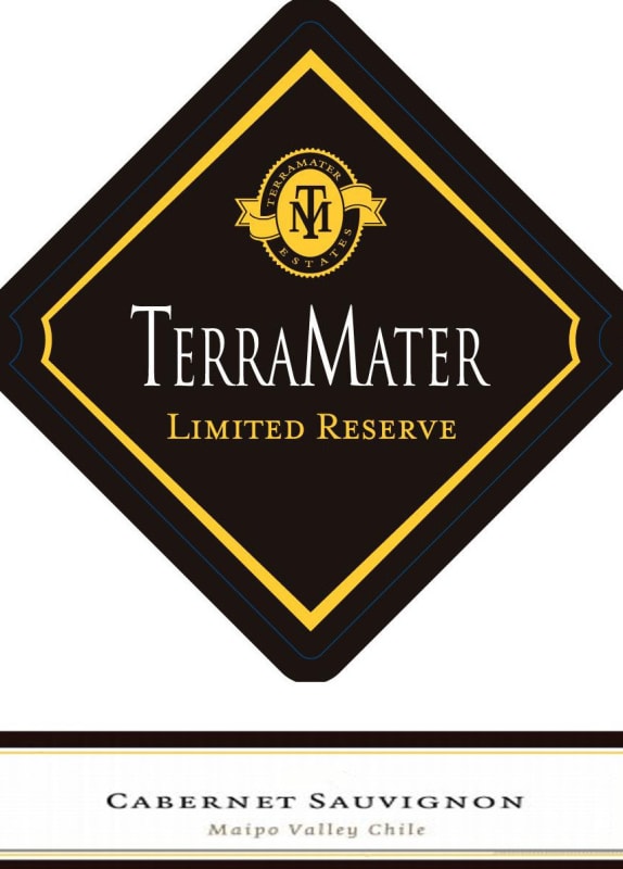 TerraMater Limited Reserve Cabernet Sauvignon 2012 Front Label