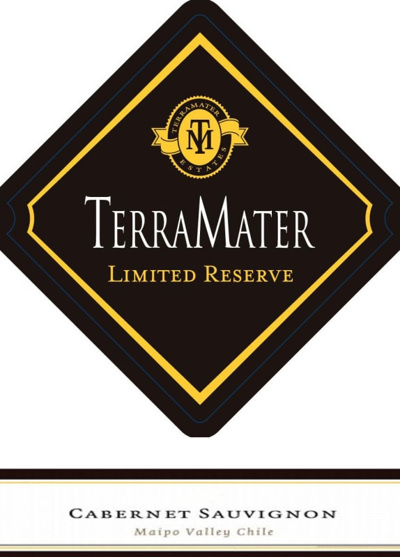 TerraMater Limited Reserve Cabernet Sauvignon 2013 Front Label