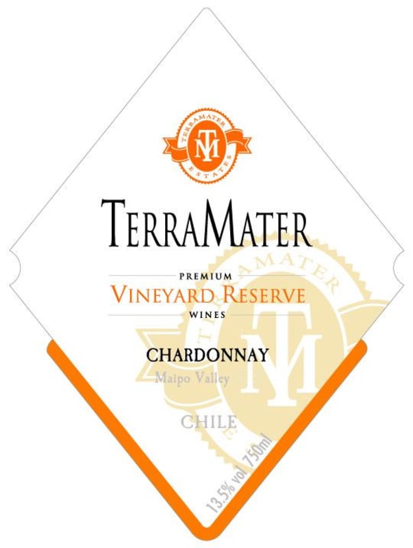 TerraMater Vineyard Reserve Chardonnay 2013 Front Label