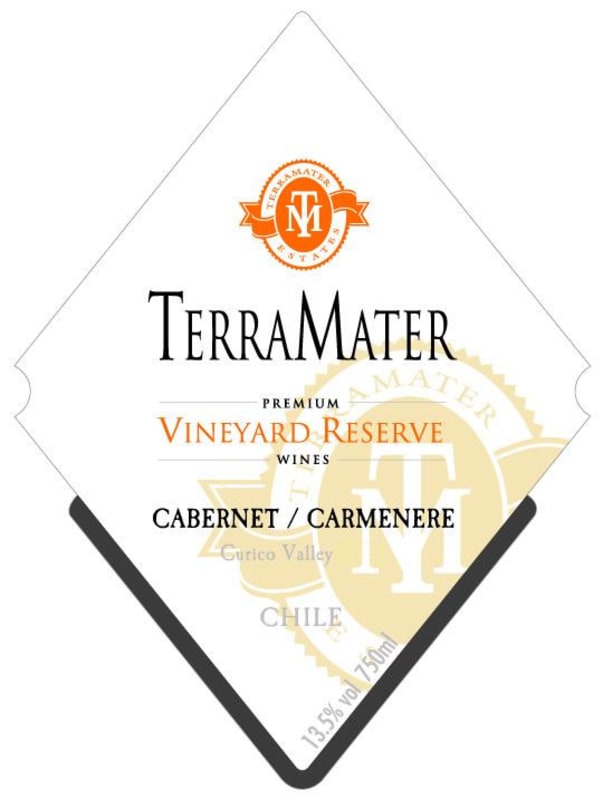 TerraMater Vineyard Reserve Cabernet Sauvignon/Carmenere 2013 Front Label
