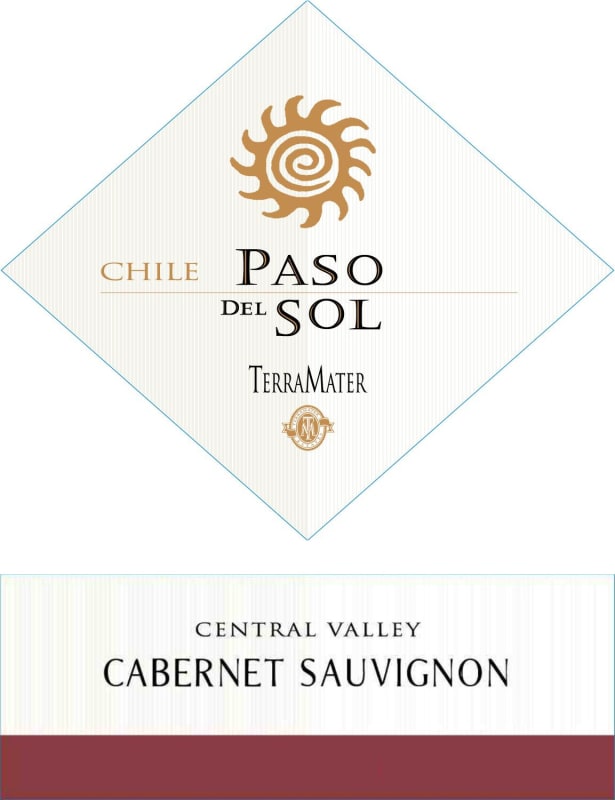 TerraMater Paso del Sol Cabernet Sauvignon 2010 Front Label