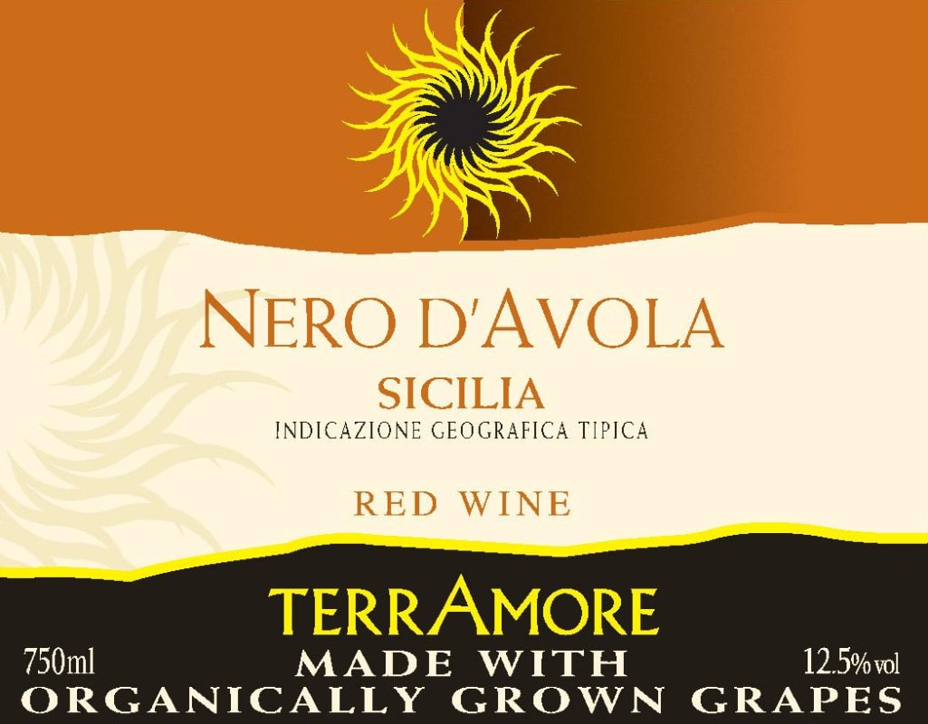 TerrAmore Terre Siciliane Nero d'Avola 2009 Front Label