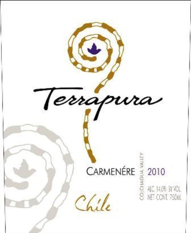 Terrapura Carmenere 2010 Front Label