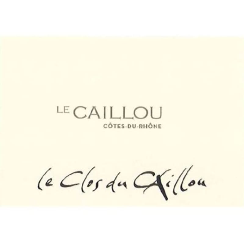 Clos du Caillou Cotes du Rhone Bouquet des Garrigues Blanc 2016 Front Label