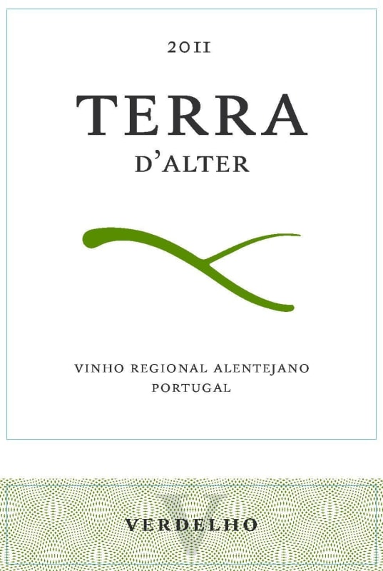 Terras d'Alter Verdelho 2011 Front Label