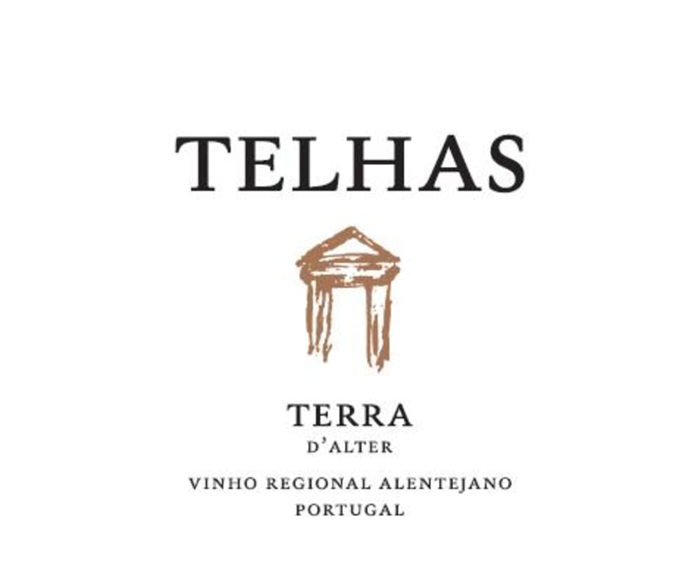 Terras d'Alter Telhas Branco 2013 Front Label
