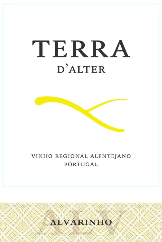 Terras d'Alter Alvarinho 2012 Front Label