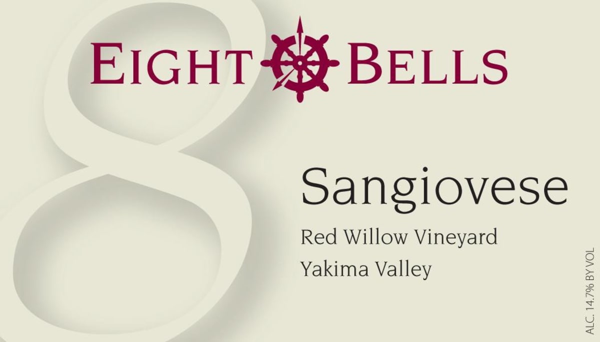 Eight Bells Winery Sangiovese 2013 Front Label