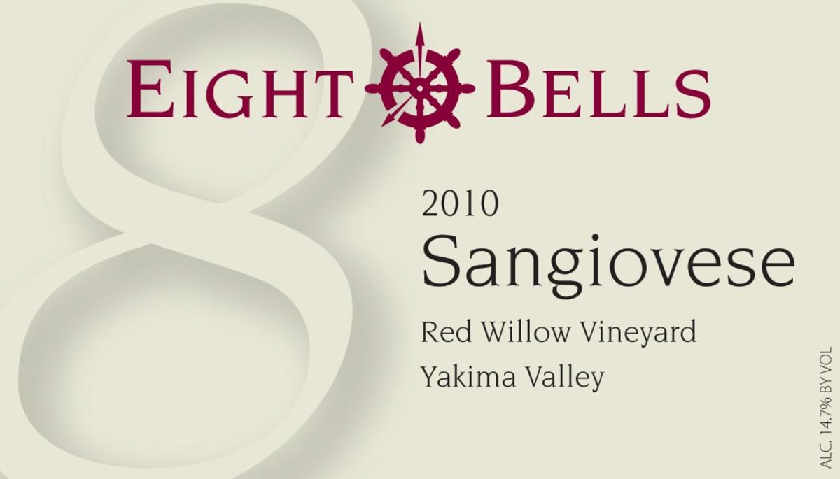Eight Bells Winery Sangiovese 2010 Front Label