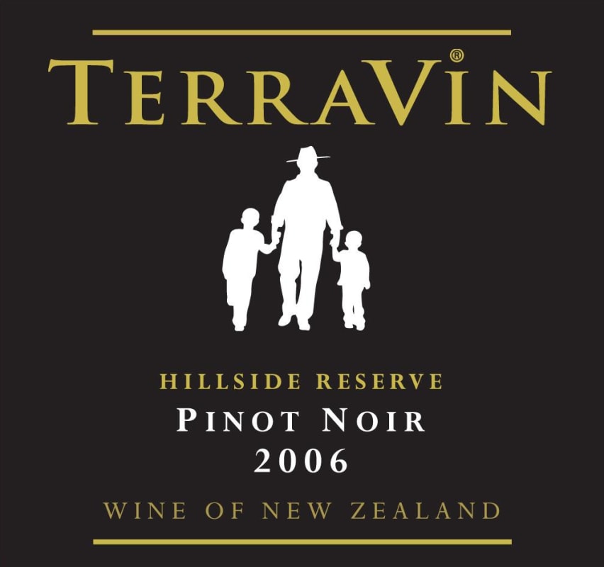 TerraVin Wines Hillside Reserve Pinot Noir 2006 Front Label