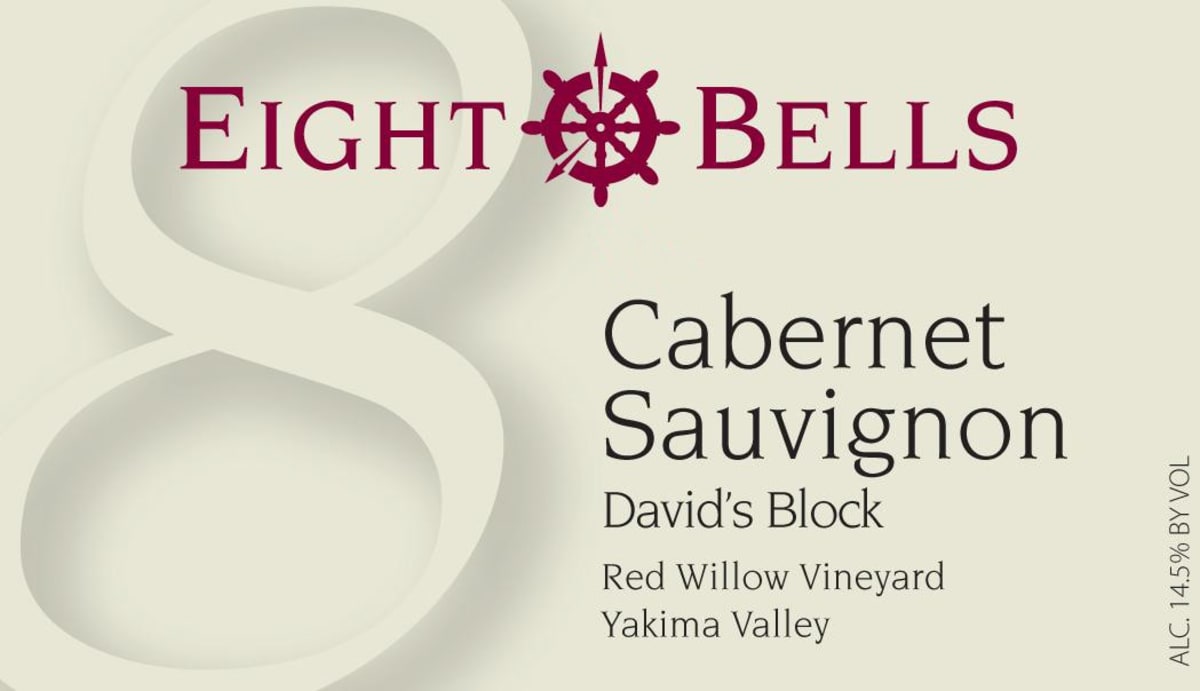 Eight Bells Winery Davids Block Cabernet Sauvignon 2012 Front Label