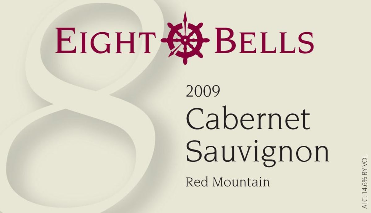 Eight Bells Winery Cabernet Sauvignon 2009 Front Label