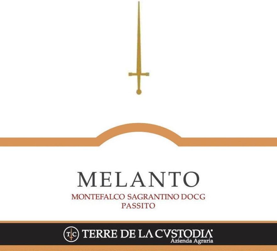 Terre de la Custodia Montefalco Sagrantino Melanto Passito 2010 Front Label