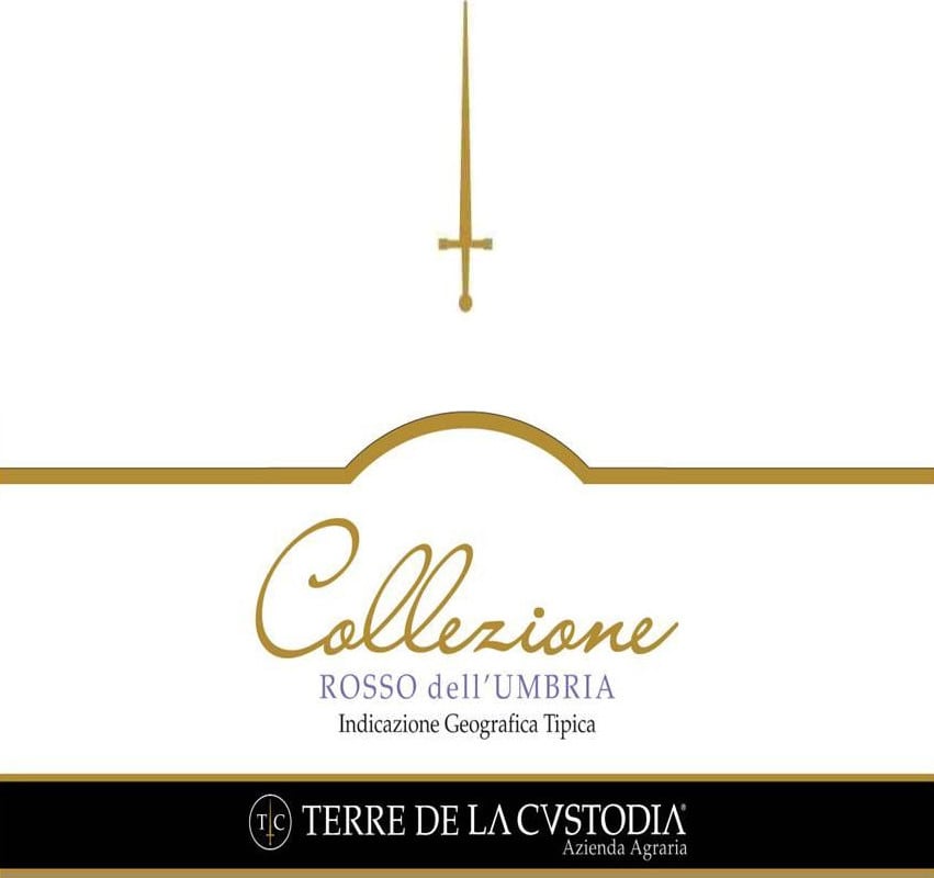 Terre de la Custodia Rosso Umbria Collezione 2014 Front Label