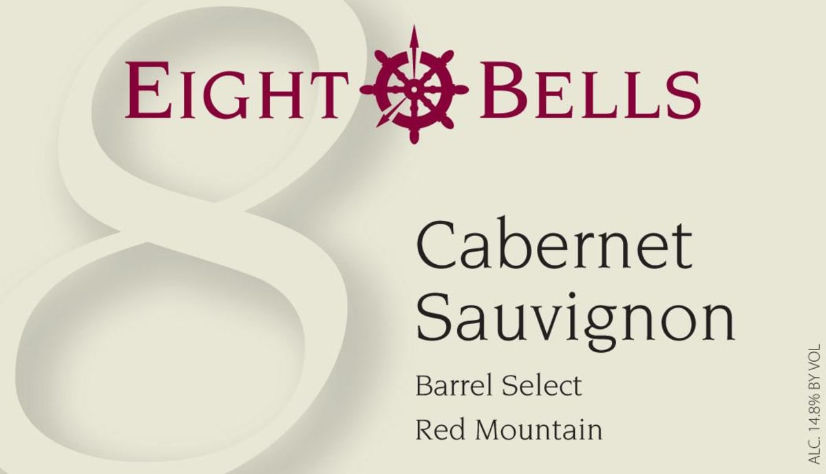 Eight Bells Winery Barrel Select Cabernet Sauvignon 2011 Front Label