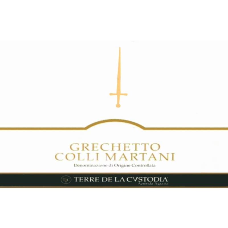 Terre de la Custodia Colli Martani Grechetto 2013 Front Label
