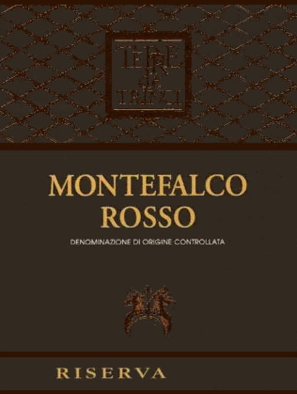 Terre de Trinci Montefalco Rosso Riserva 2003 Front Label