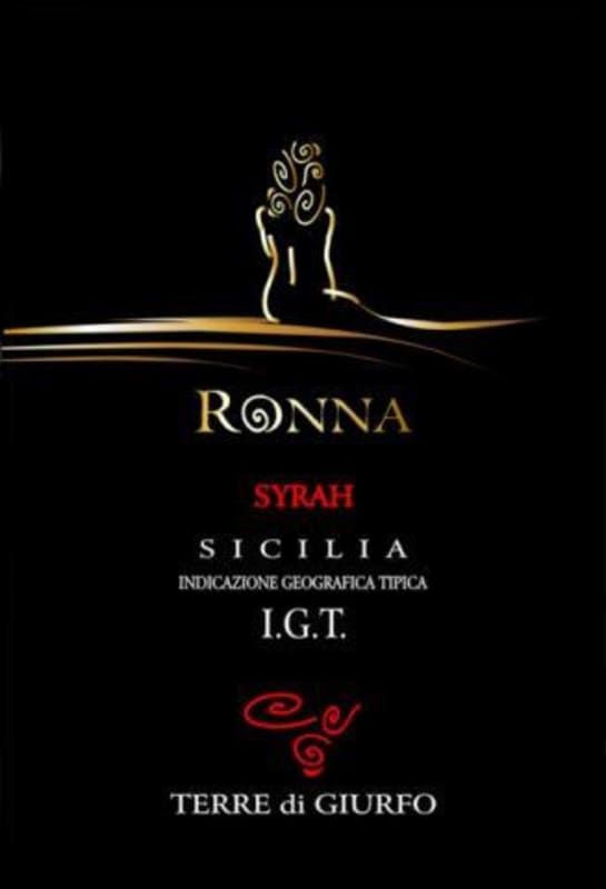 Terre di Giurfo Ronna Syrah 2010 Front Label