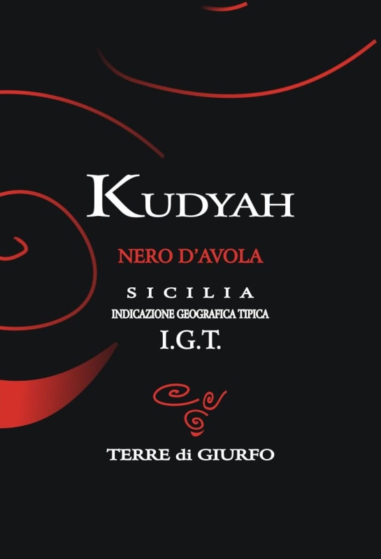 Terre di Giurfo Kudyah Nero d'Avola 2013 Front Label
