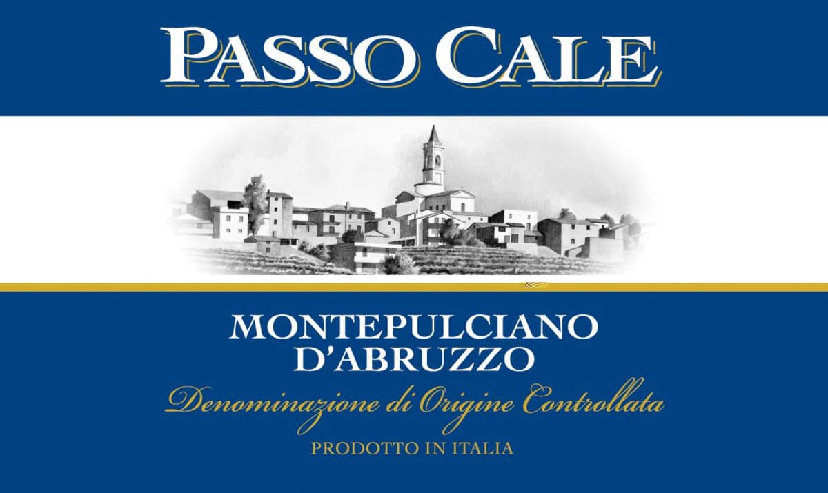 Terre di Poggio Srl Montepulciano d'Abruzzo Passo Cale 2008 Front Label
