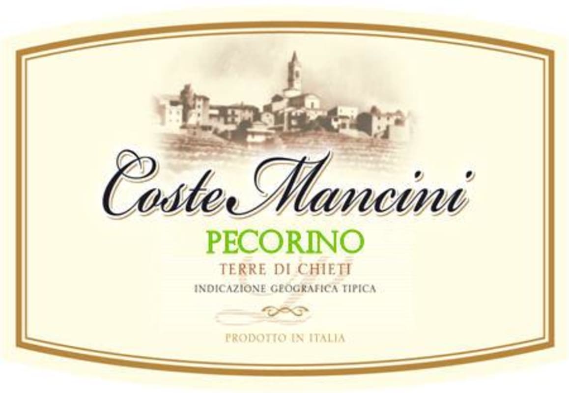 Terre di Poggio Srl Terre di Chieti Coste Mancini Pecorino 2013 Front Label