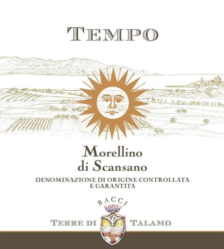 Terre di Talamo Morellino di Scansano Tempo 2008 Front Label