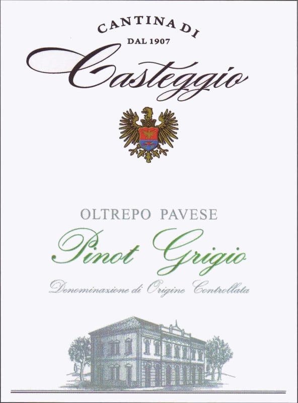 Terre d'Oltrepo Oltrepo Pavese Cantina di Casteggio Pinot Grigio 2014 Front Label