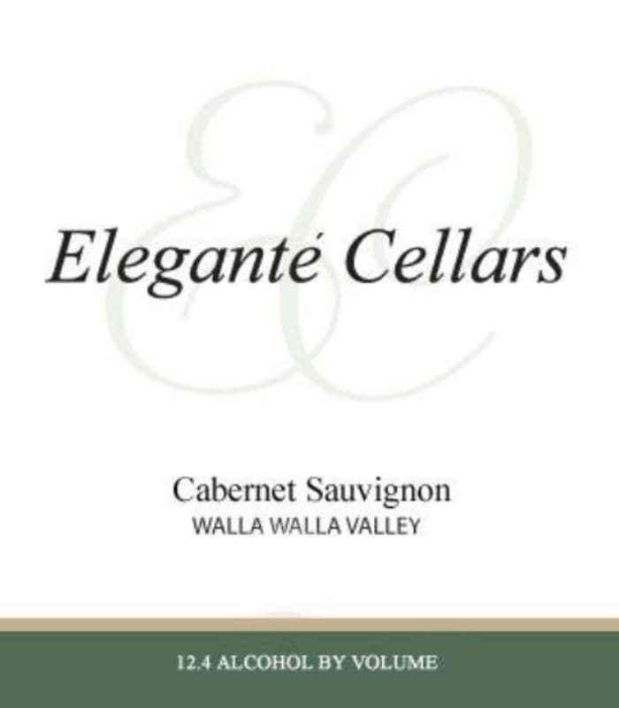 Elegante' Cellars Cabernet Sauvignon 2008 Front Label