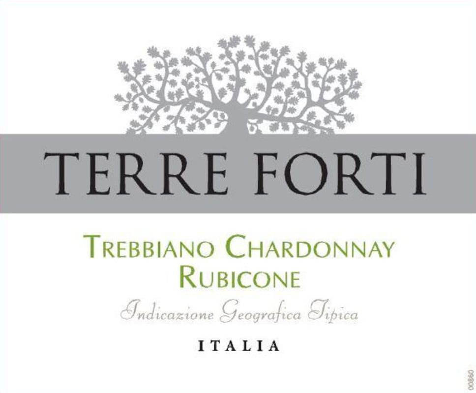 Terre Forti Rubicone Trebbiano Chardonnay 2015 Front Label