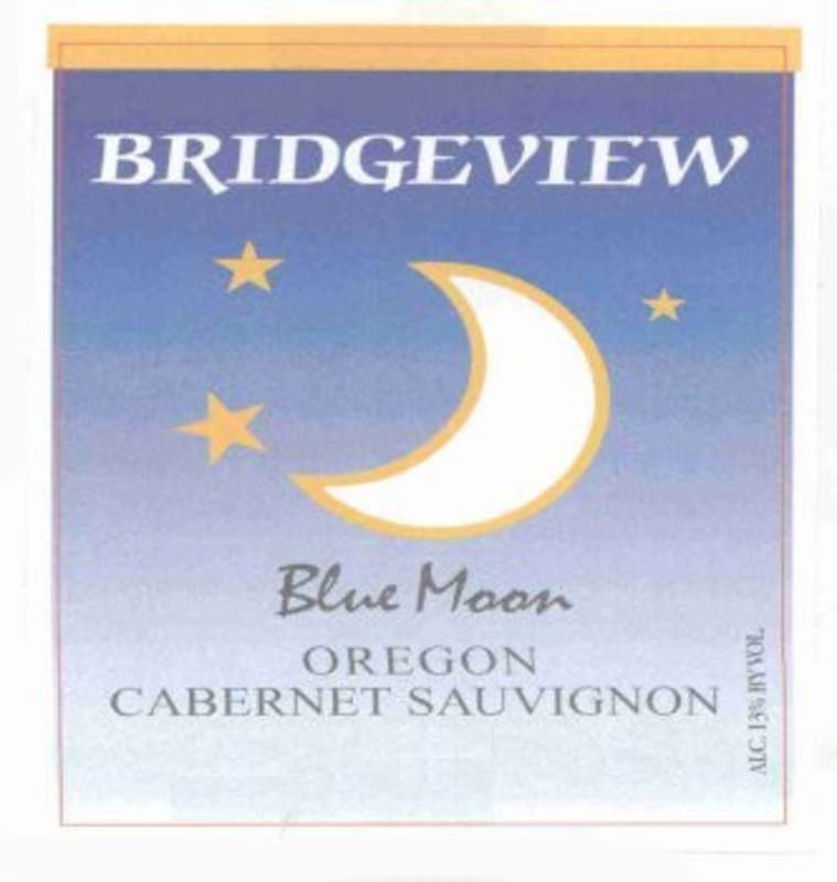 Bridgeview Blue Moon Cabernet Sauvignon 2006 Front Label