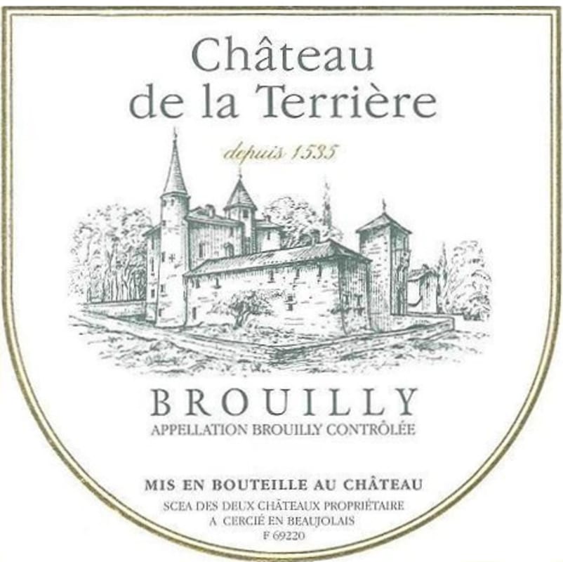 Terroirs et Talents Chateau de la Terriere Brouilly 2009 Front Label