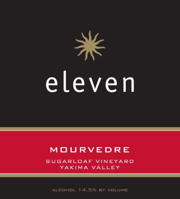 Eleven Winery Sugarloaf Vineyard Mourvedre 2012 Front Label