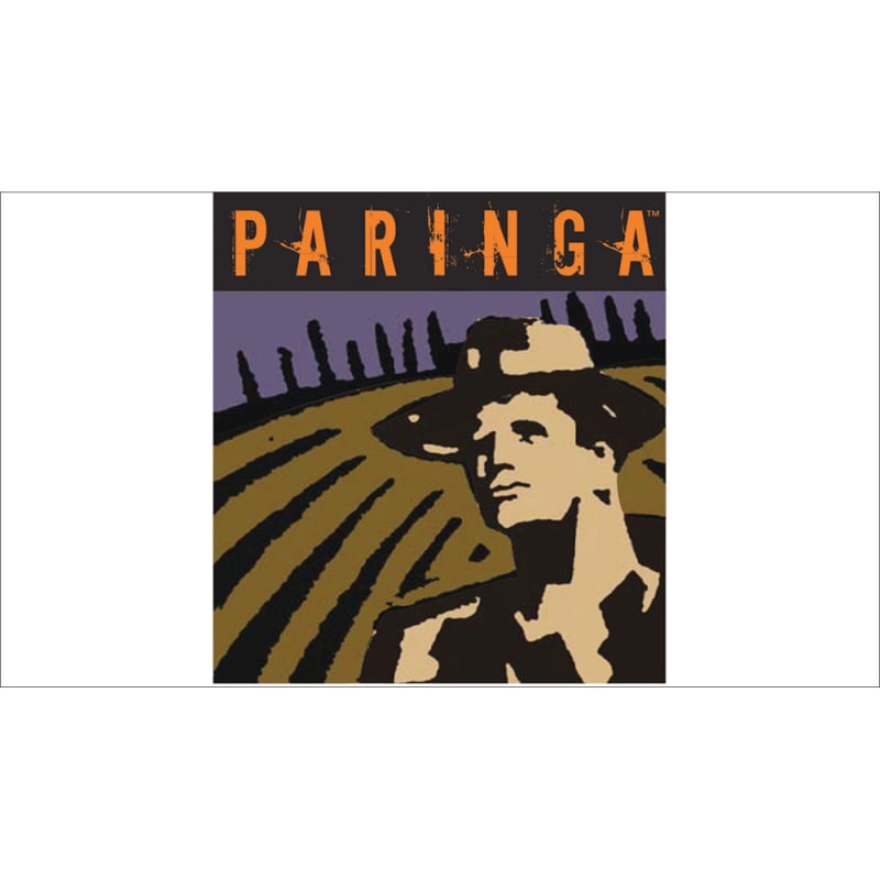 Paringa Shiraz 2001 Front Label