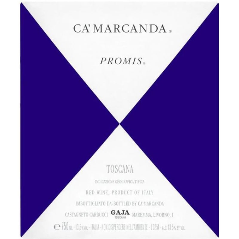Gaja Ca'marcanda Promis 2002 Front Label