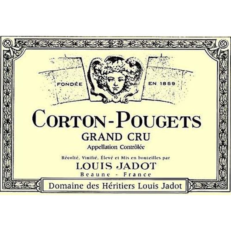 Louis Jadot Corton-Pougets Grand Cru 1996 Front Label