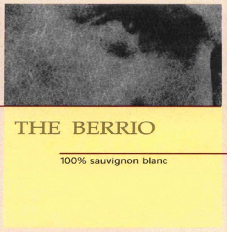 The Berrio Sauvignon Blanc 2011 Front Label