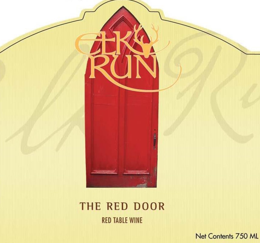 Elk Run Vineyards Red Door 2015 Front Label