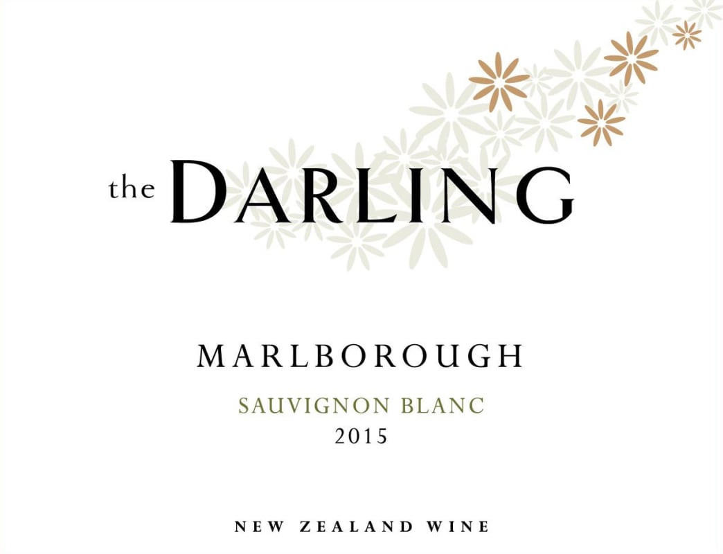 The Darling Wines Sauvignon Blanc 2015 Front Label