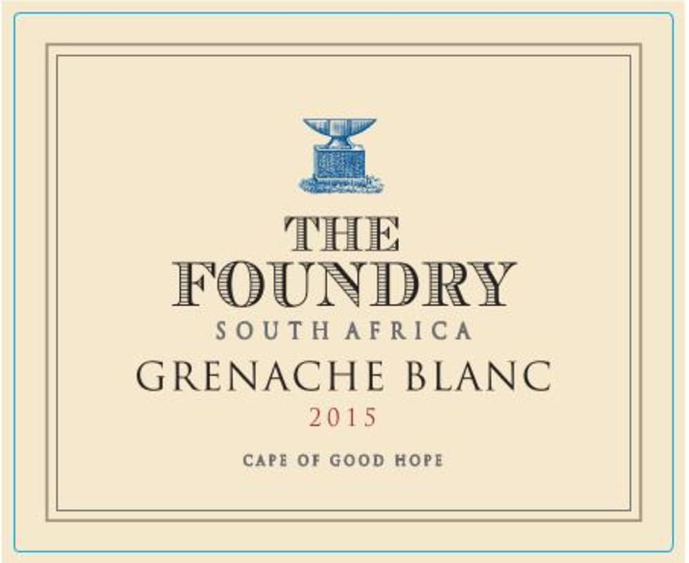 The Foundry Grenache Blanc 2015 Front Label